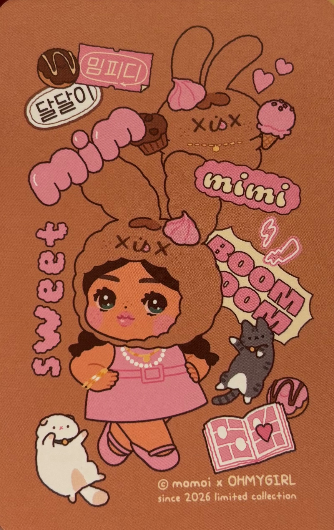 Mimi OH MY GIRL photocard back side - Photocard Holder (Member ver.)