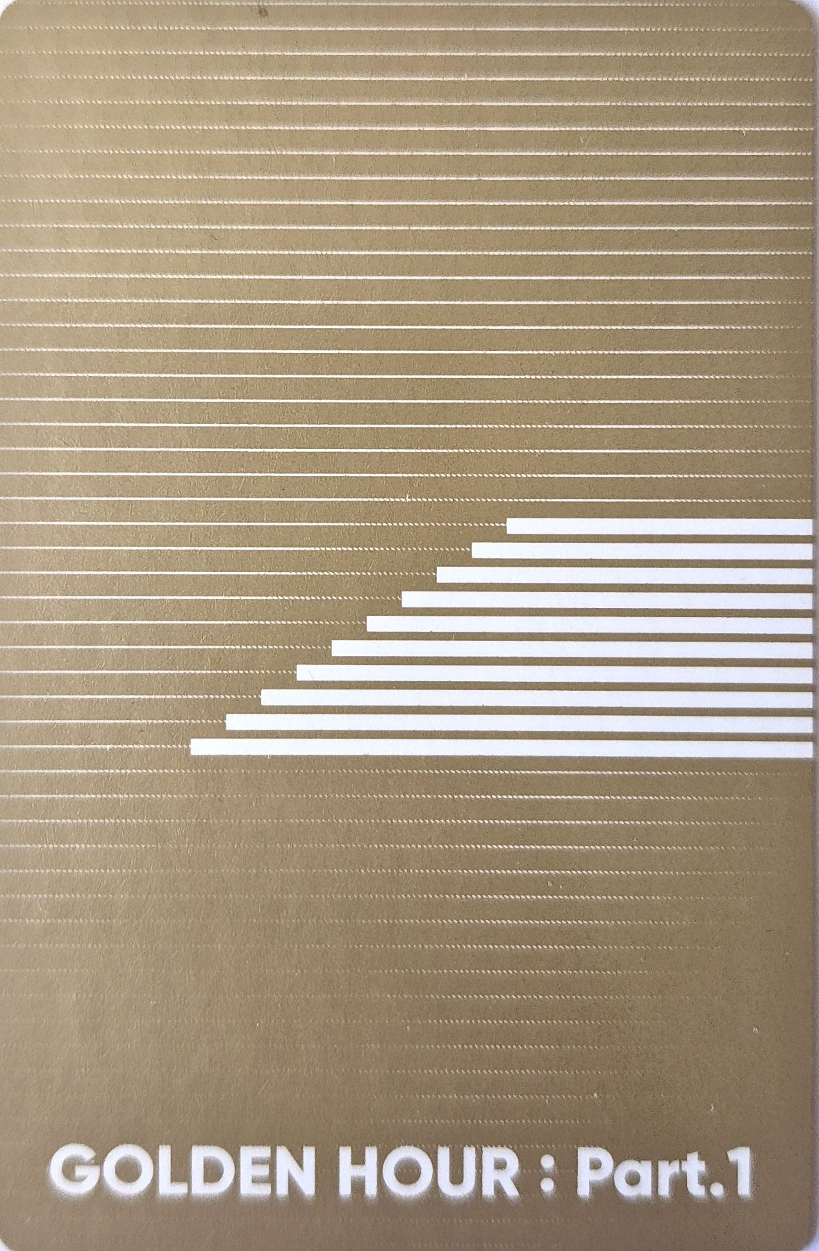 Hongjoong ATEEZ photocard back side - Photocard A