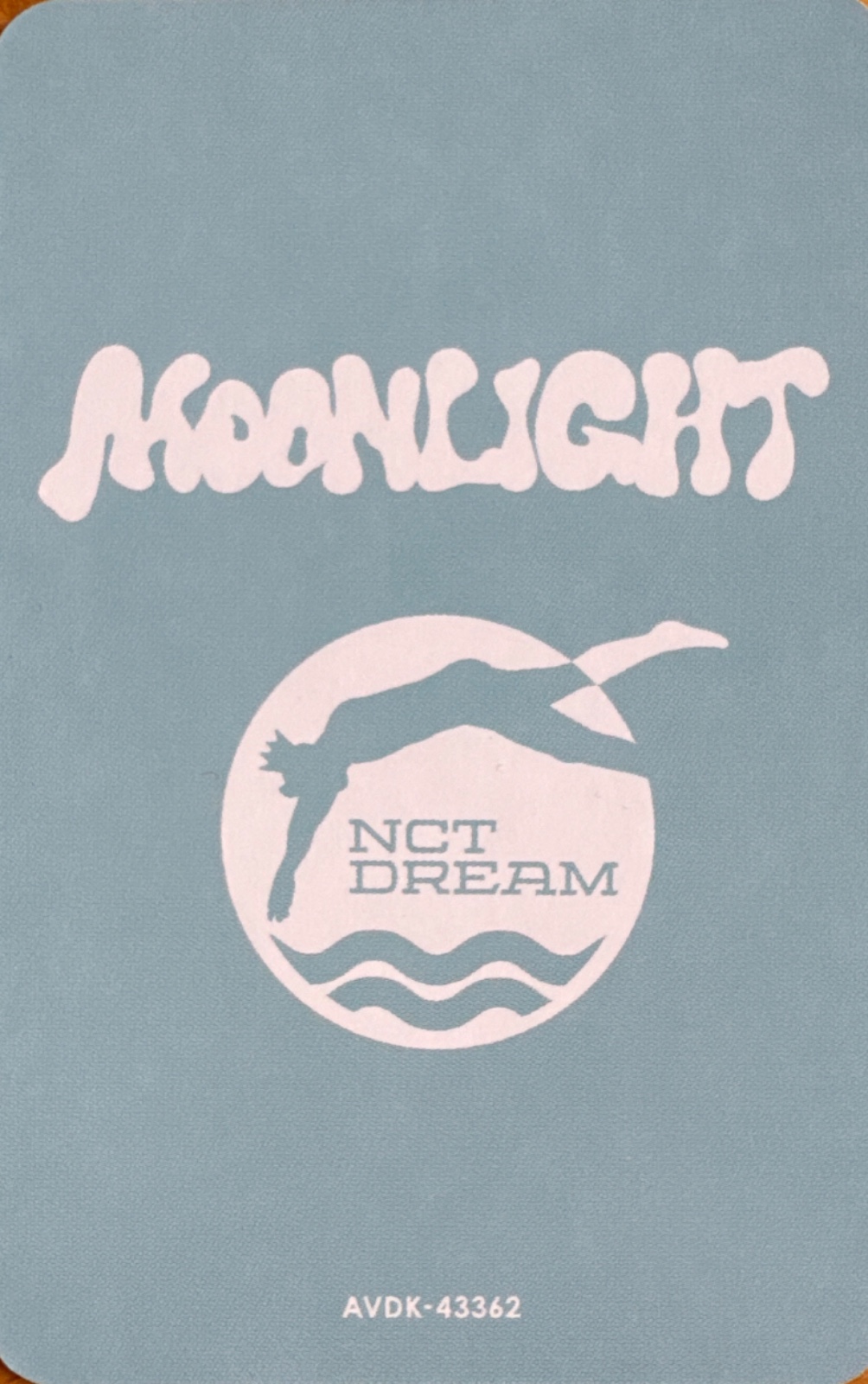 Jisung NCT DREAM photocard back side - Trading Card