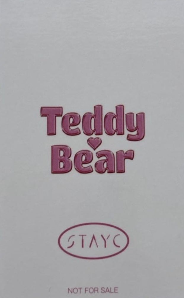 Seeun STAYC photocard back side - Venue Lucky Draw