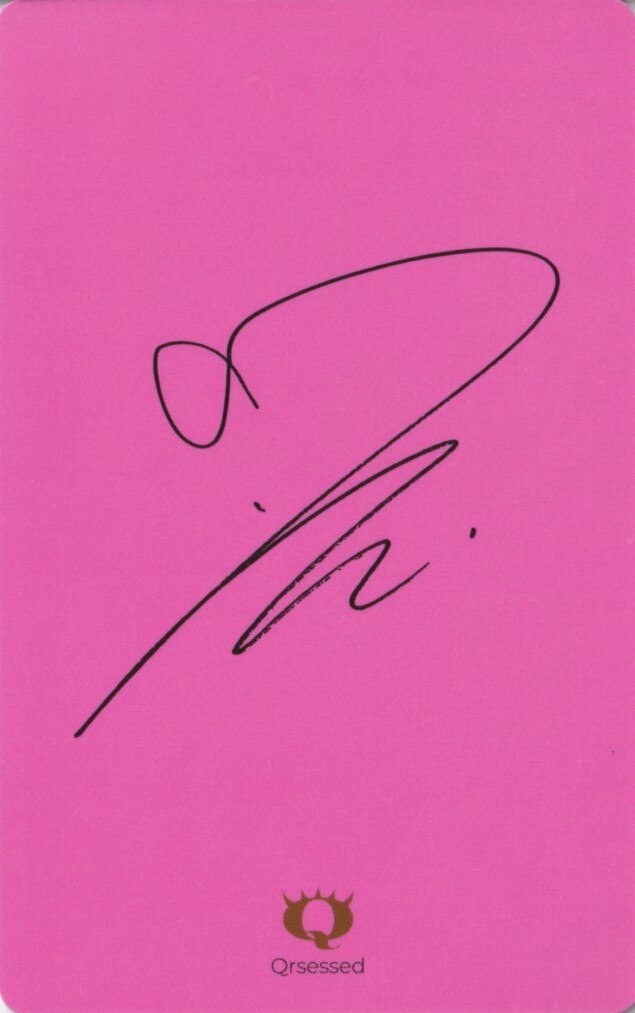 Yuqi Yuqi photocard back side - Photocard Event