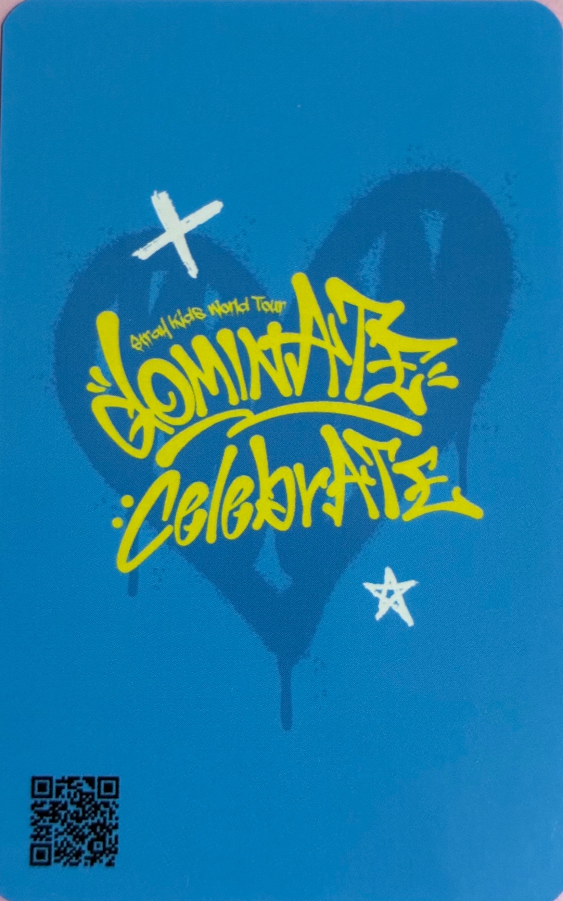 Seungmin Stray Kids photocard back side - Online POB