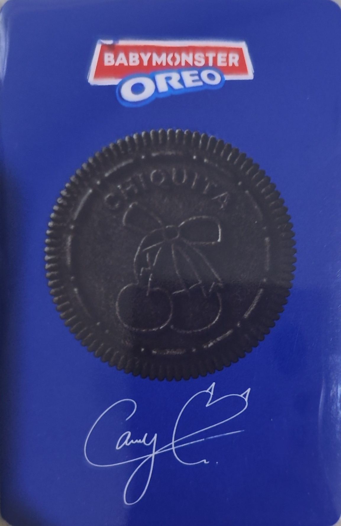 Chiquita BABYMONSTER photocard back side - Special Photocards