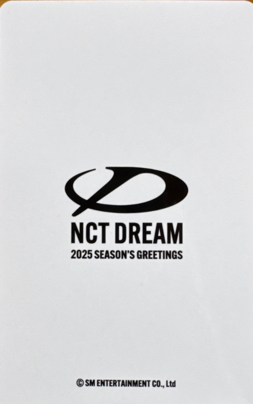 Renjun NCT DREAM photocard back side - Photocards