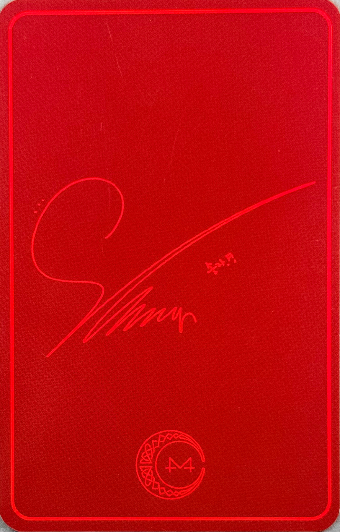 Solar MAMAMOO photocard back side - Photocard