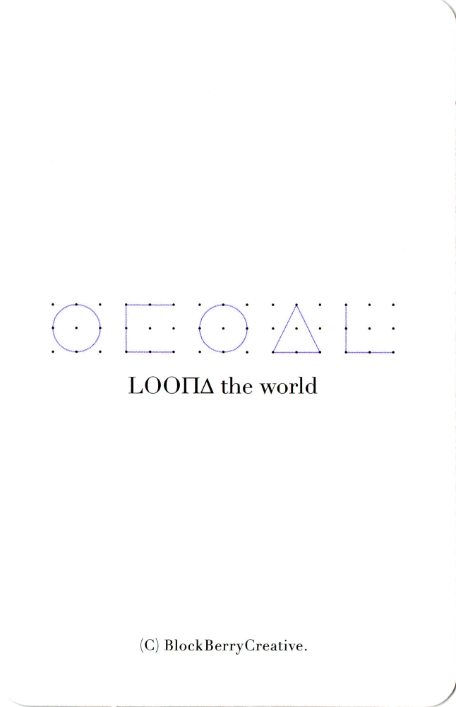 JinSoul & Choerry LOONA photocard back side - Photocards