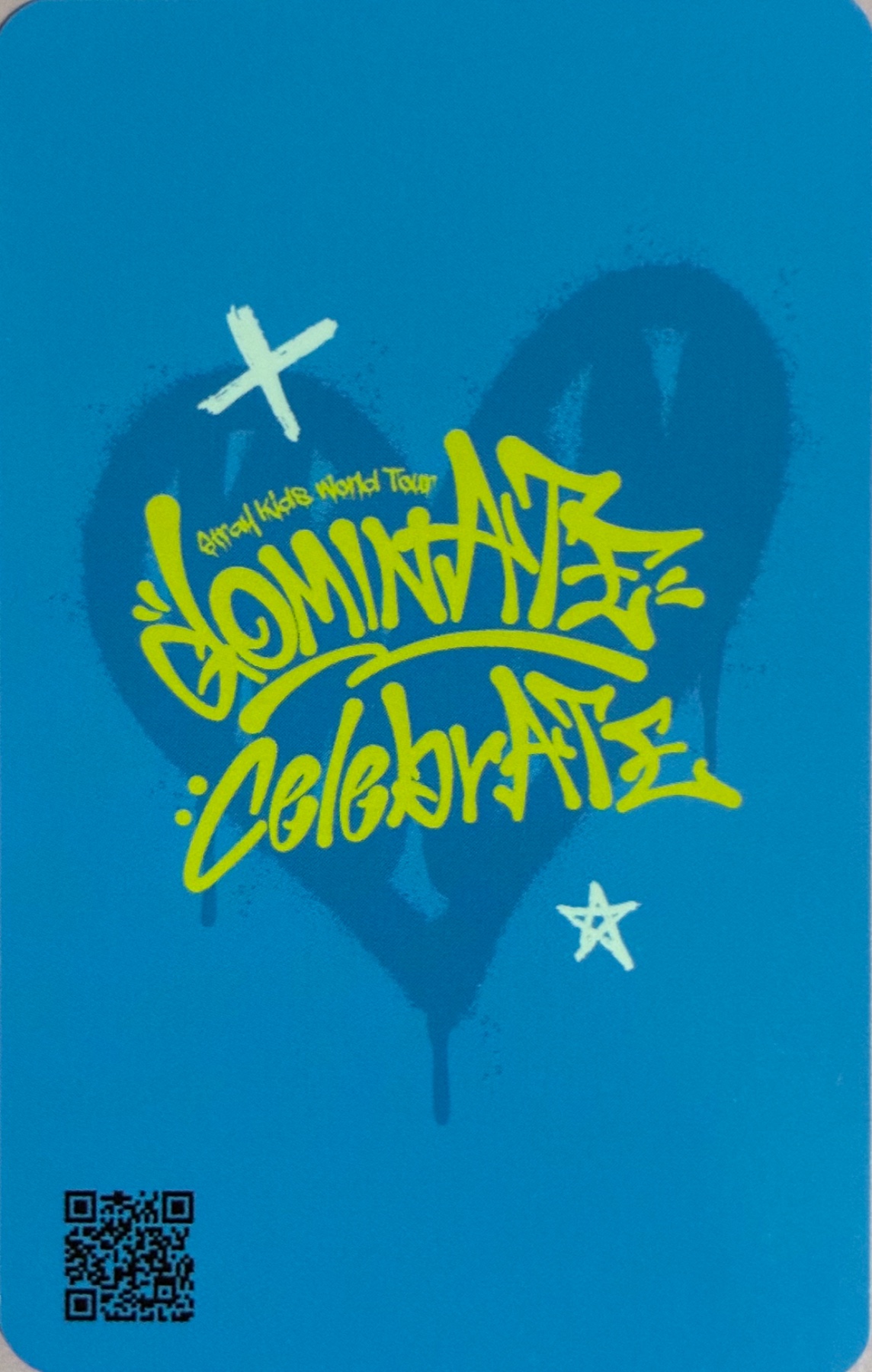 Hyunjin Stray Kids photocard back side - Online POB