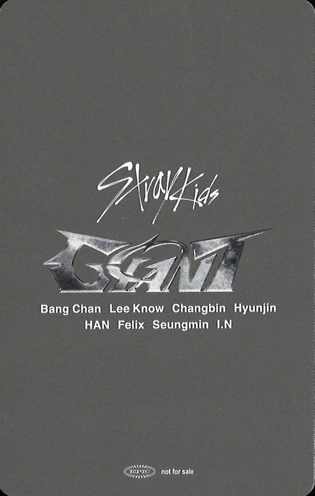 Seungmin Stray Kids photocard back side - 12/05 - Kyocera Dome, Osaka