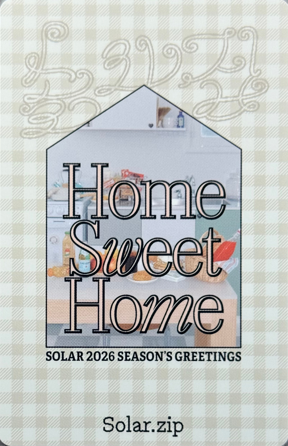 Solar Solar photocard back side - Concept Photocard Set