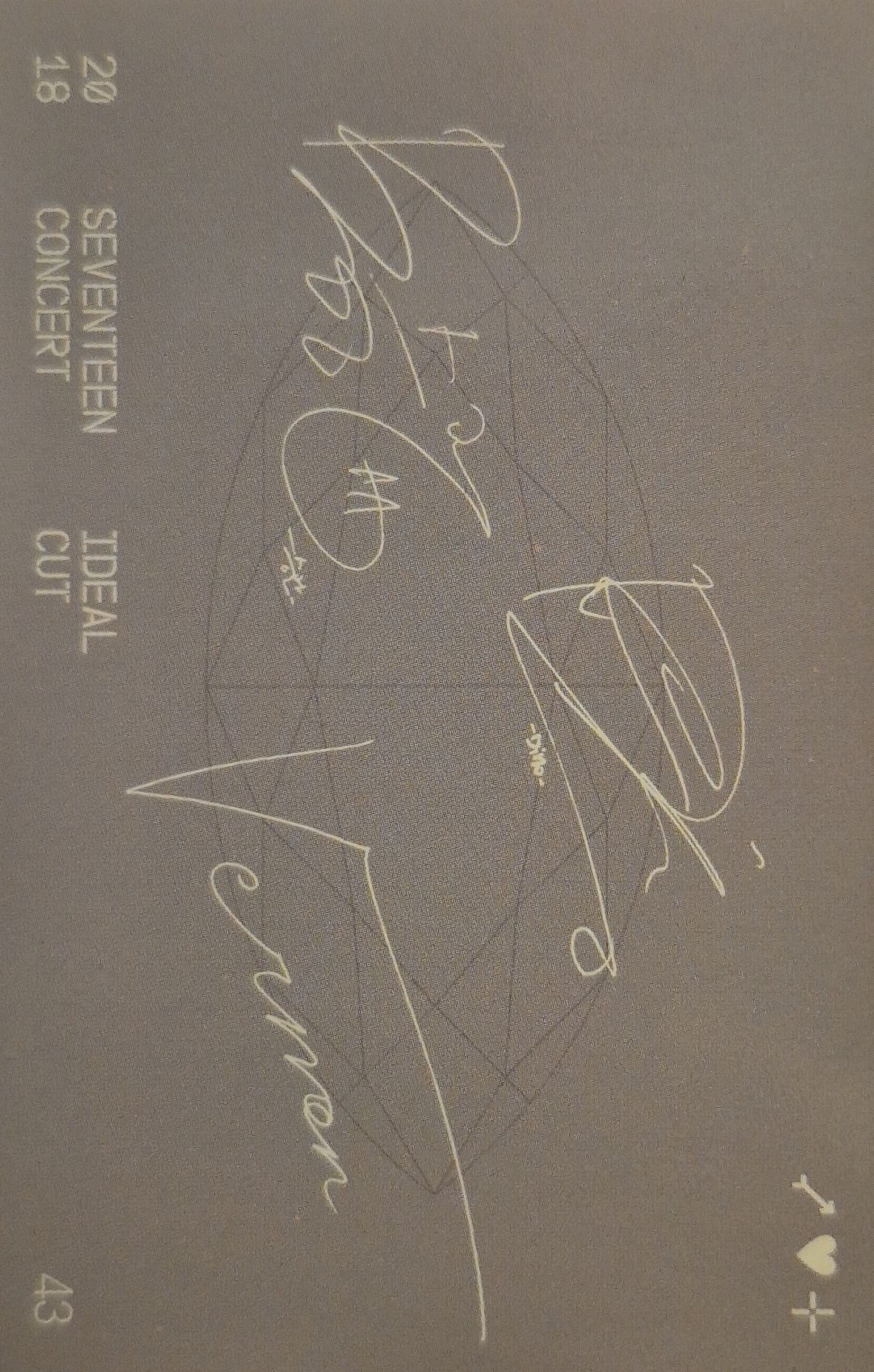 Vernon, Dino & Seungkwan SEVENTEEN photocard back side - Trading Card