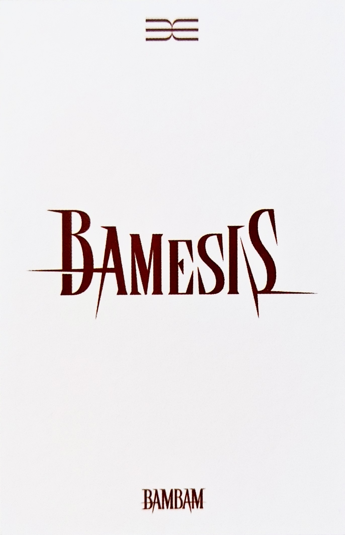 Bambam BamBam photocard back side - Lenticular Photocard Set
