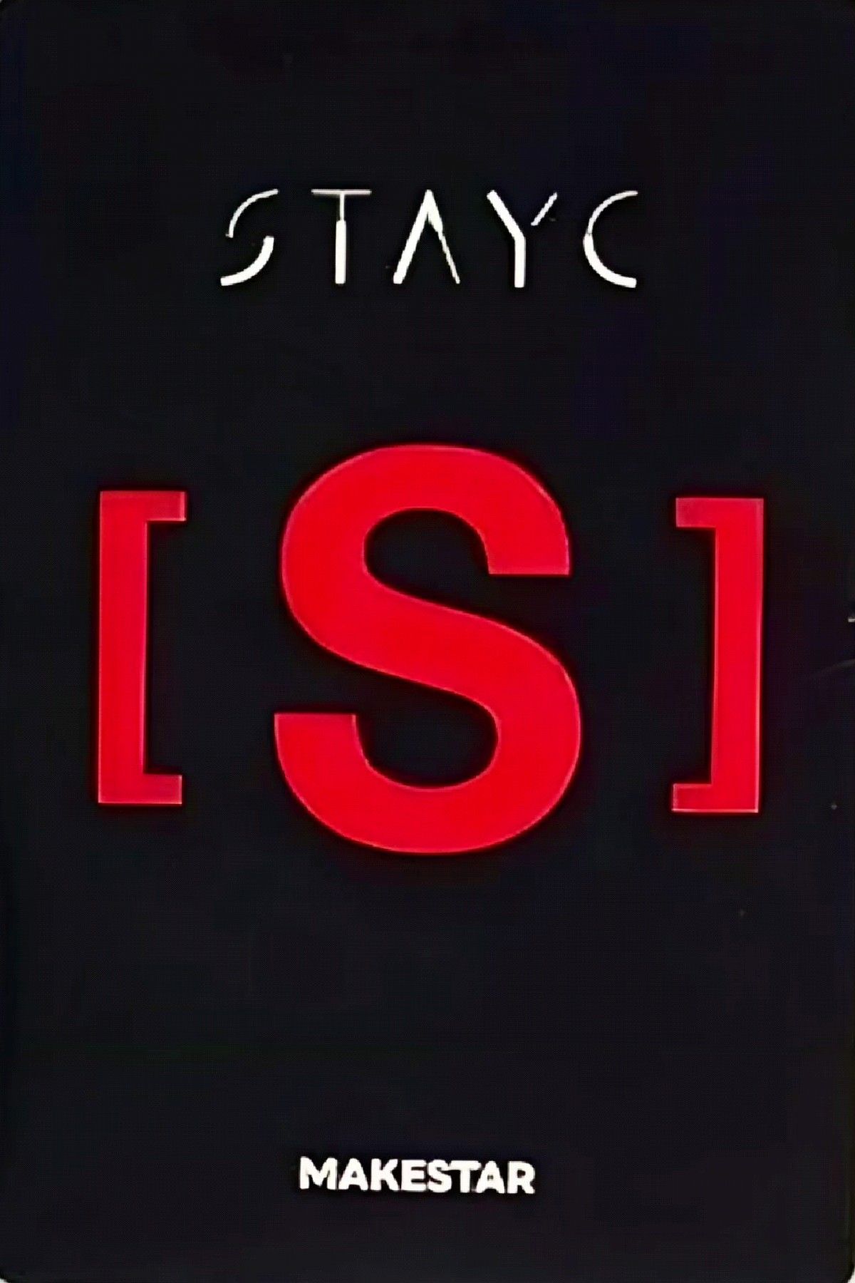 Seeun STAYC photocard back side - Lucky Draw