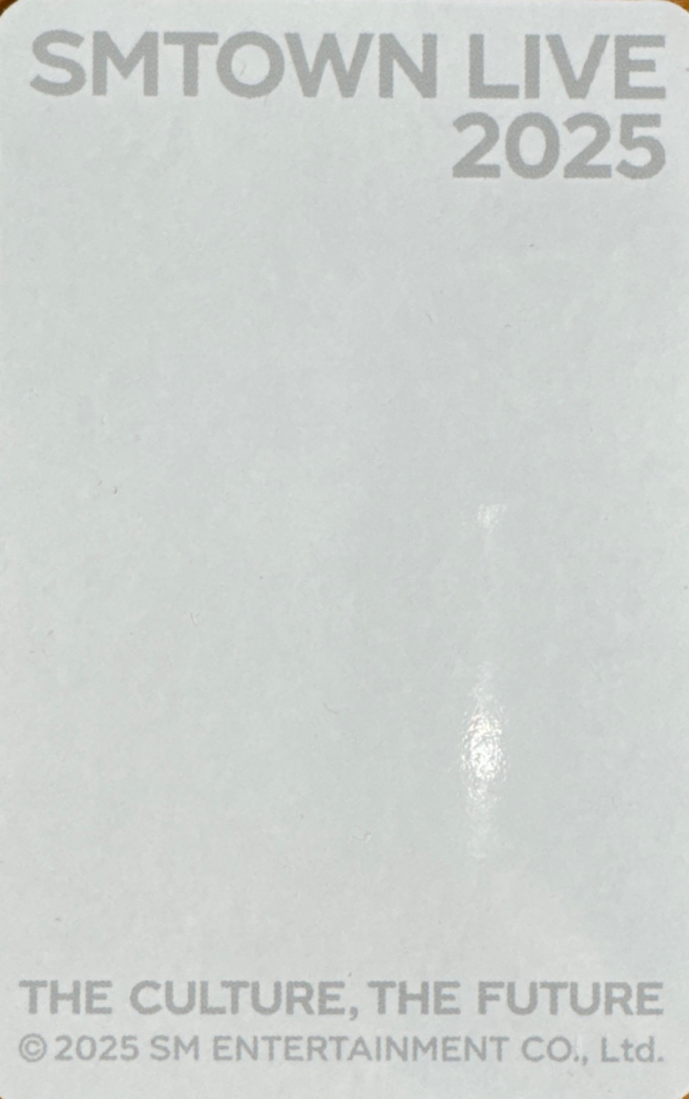 Ryo NCT WISH photocard back side - Fortune Scratch Card