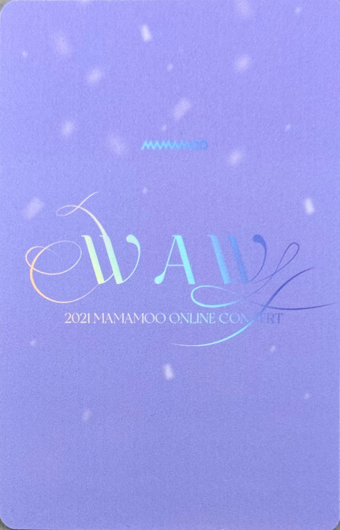 Hwasa MAMAMOO photocard back side - Photocard Set
