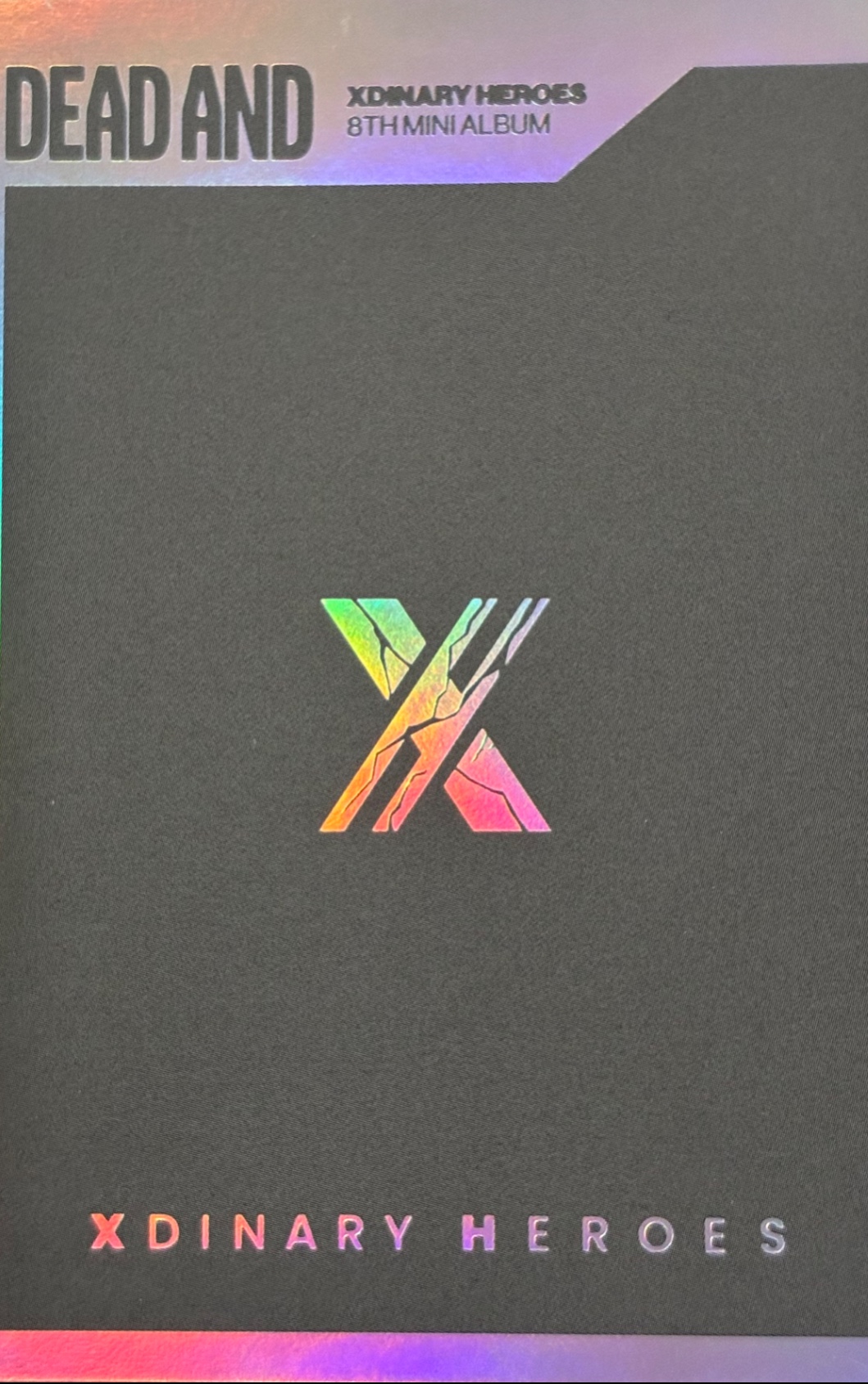 Gunil Xdinary Heroes photocard back side - Trading Card