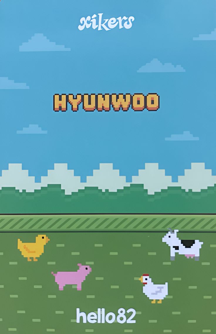 Hyunwoo xikers photocard back side - Preorder