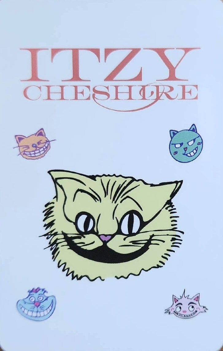 Chaeryeong ITZY photocard back side - Set Benefit
