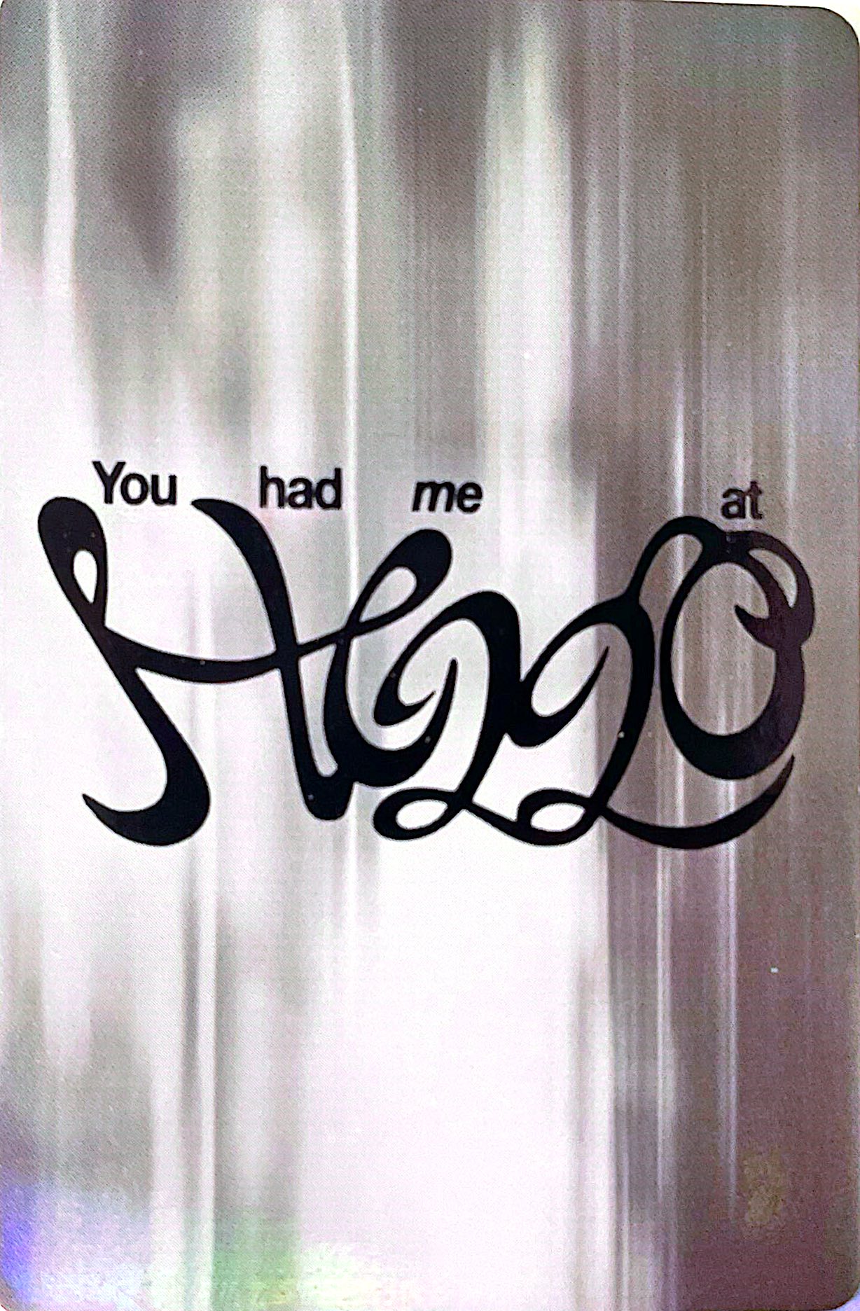 Gunwook ZEROBASEONE photocard back side - ID Card