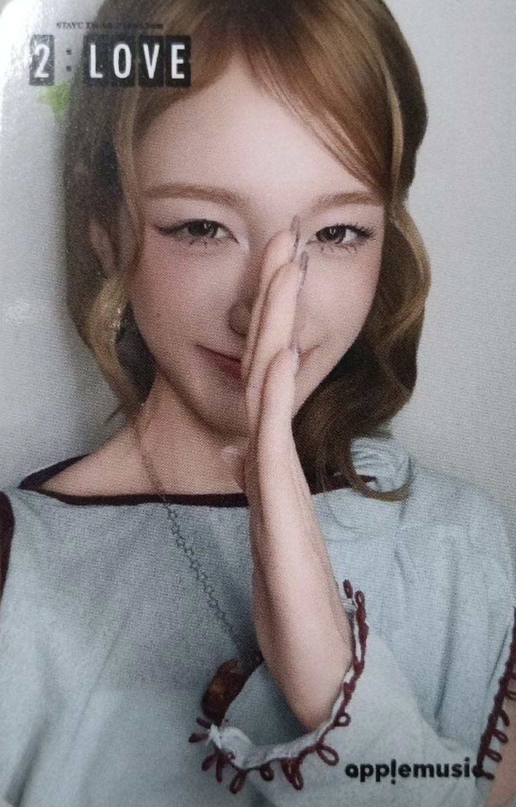 J STAYC photocard back side - Online