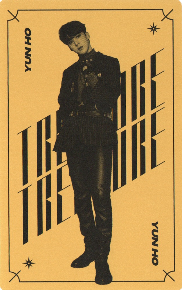 Yunho ATEEZ photocard back side - Ep. 1 Photocard