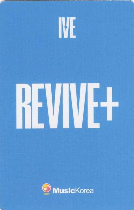 Rei IVE photocard back side - Offline