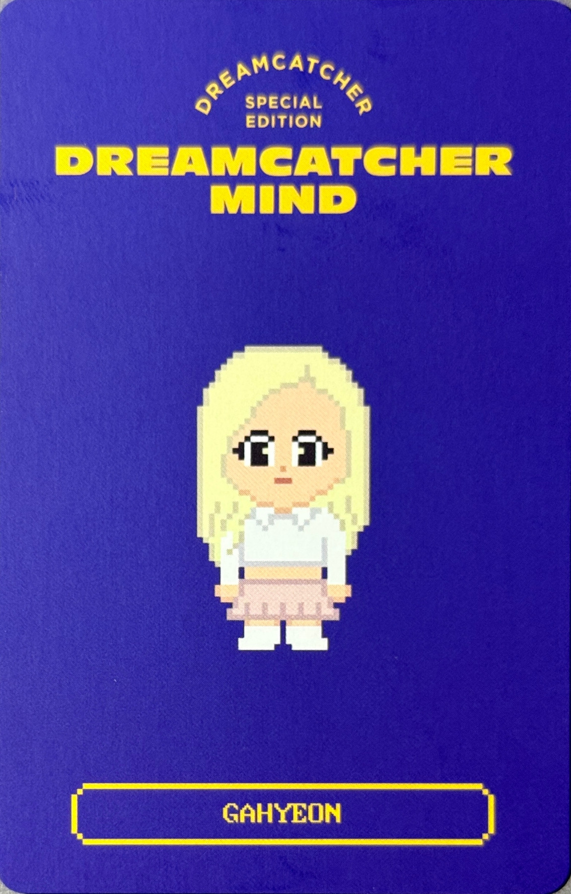 Gahyun Dreamcatcher photocard back side - Photocard Set (A)