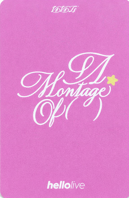 Umji VIVIZ photocard back side - Offline