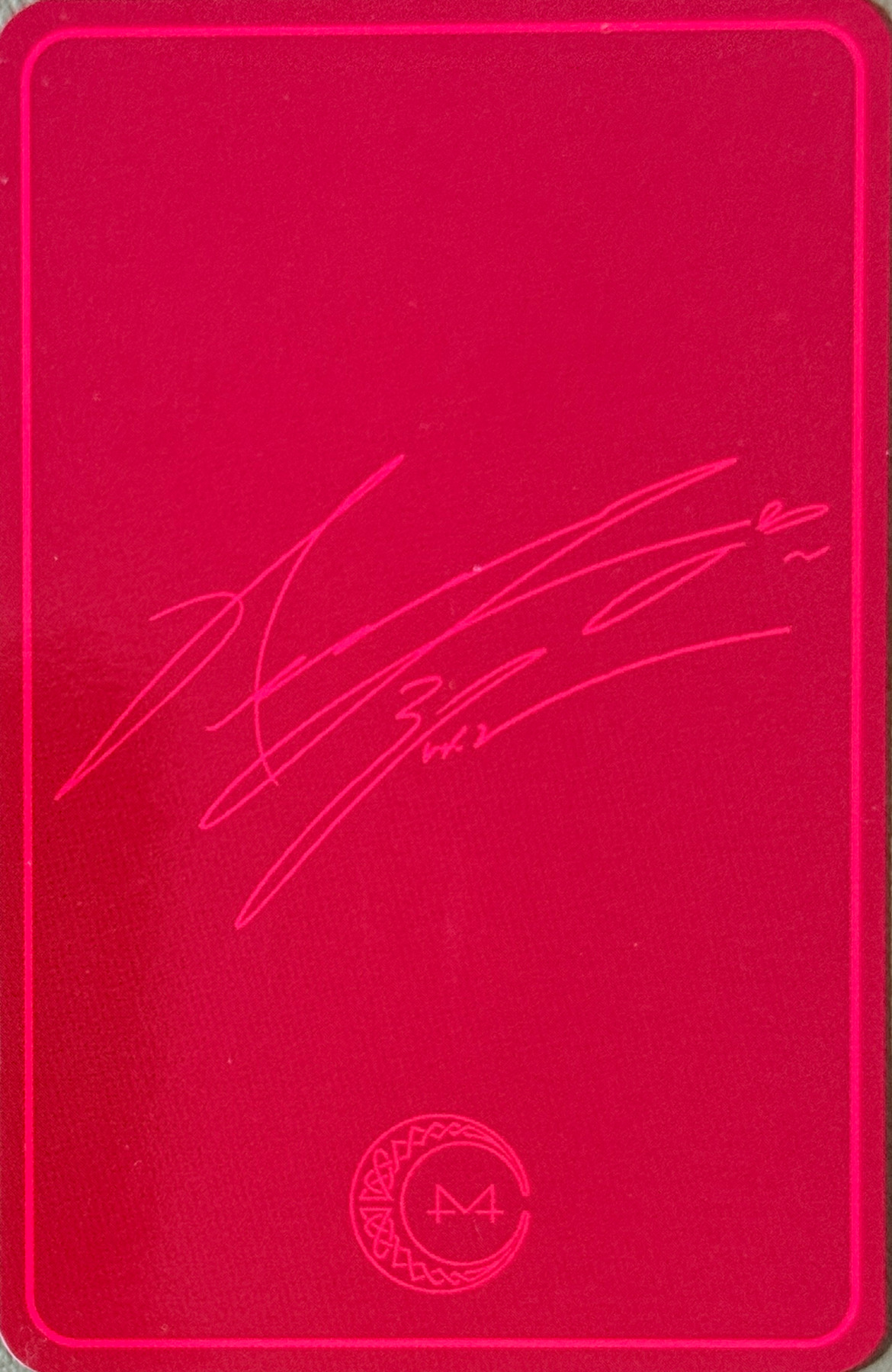 Hwasa MAMAMOO photocard back side - Photocard