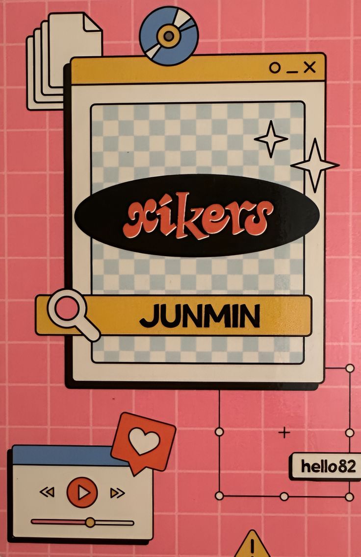 Junmin xikers photocard back side - Preorder