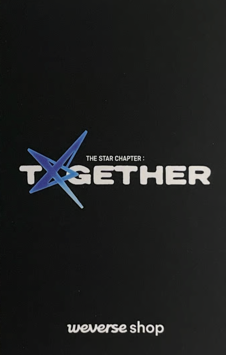 Taehyun TXT photocard back side - Afterglow Ver. - Preorder