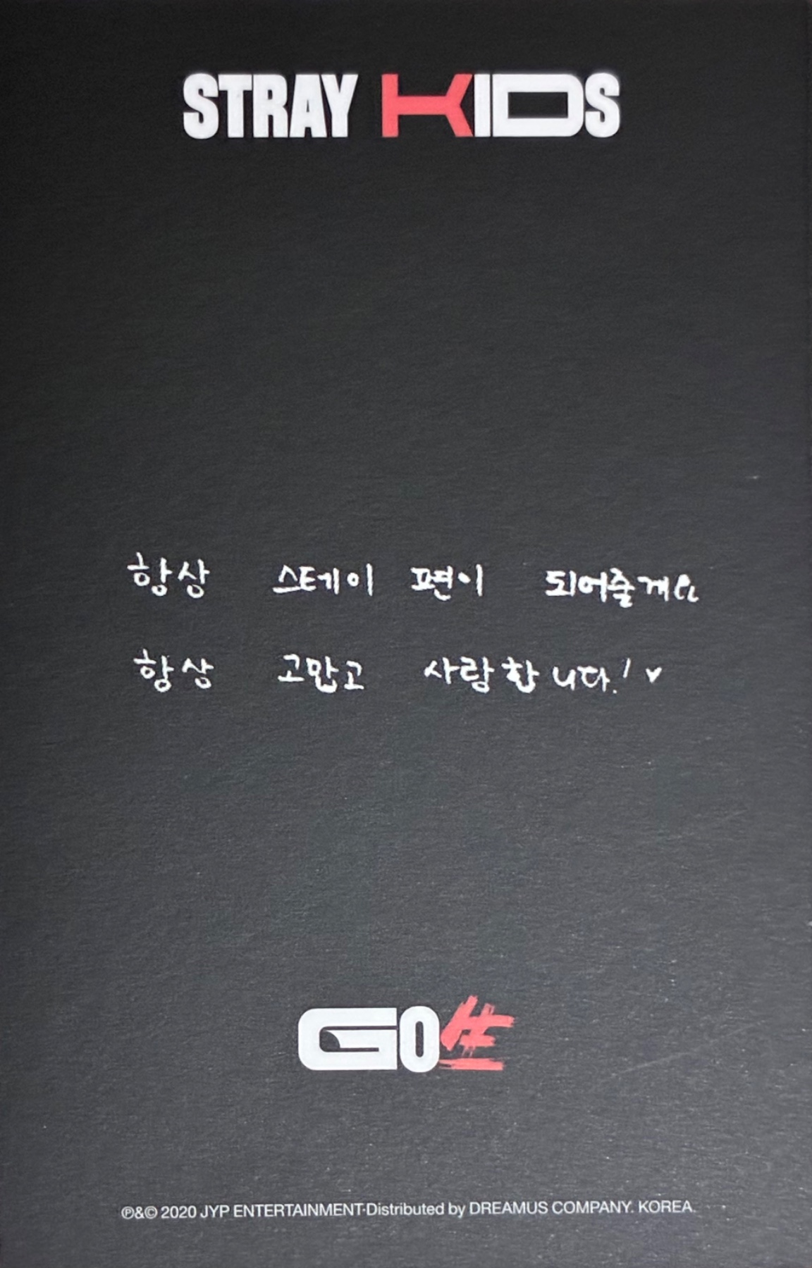 I.N Stray Kids photocard back side - Photocards