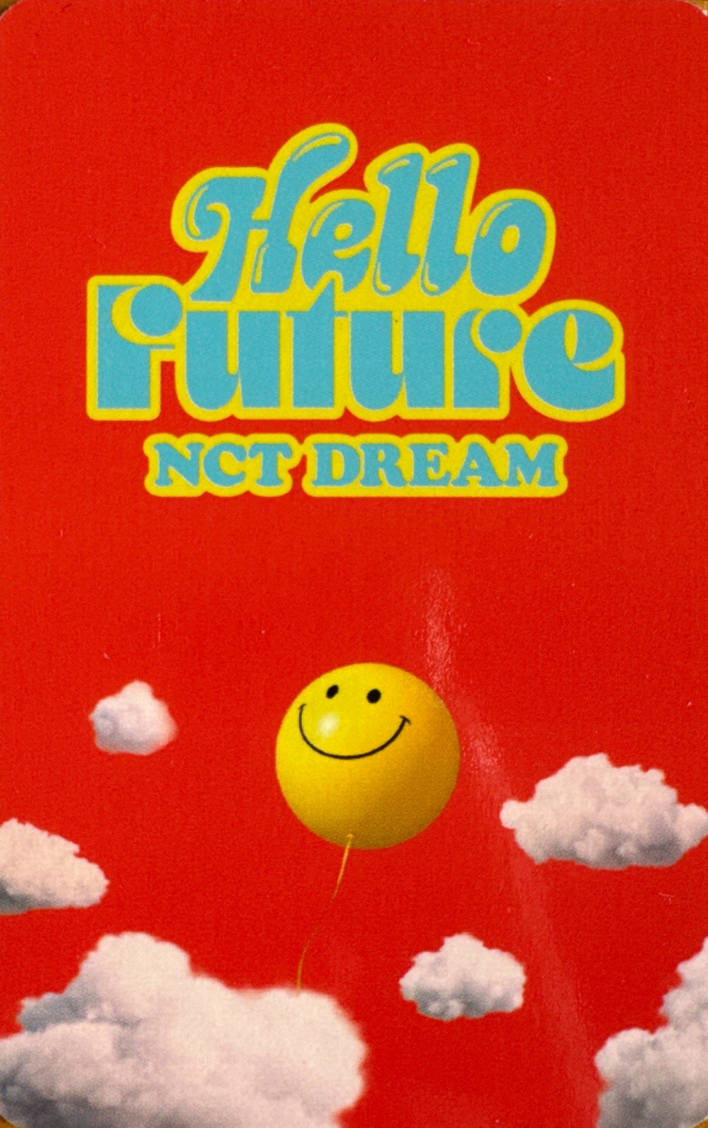 Chenle NCT DREAM photocard back side - Agent Dream Ver.