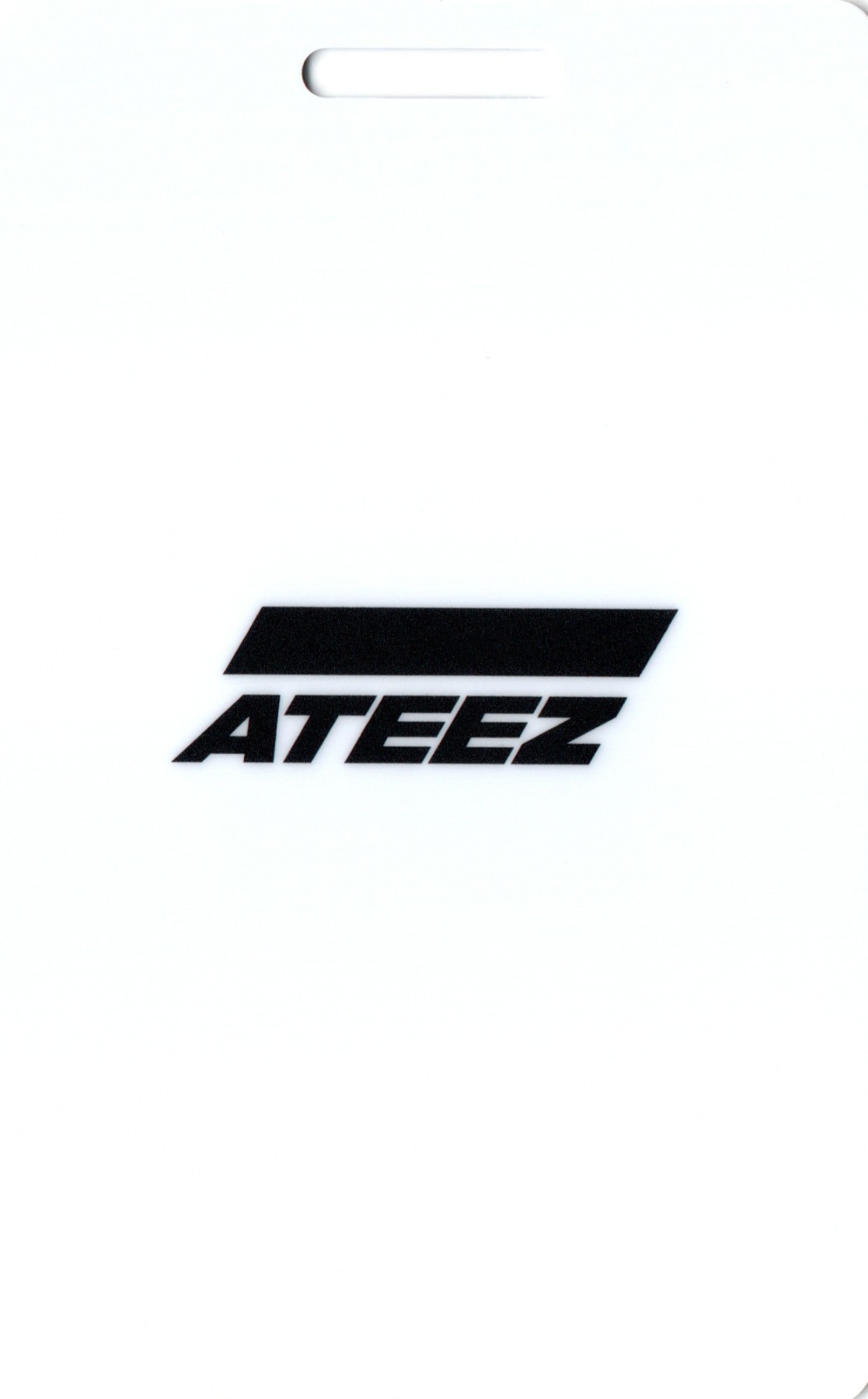 Yunho ATEEZ photocard back side - ID Card