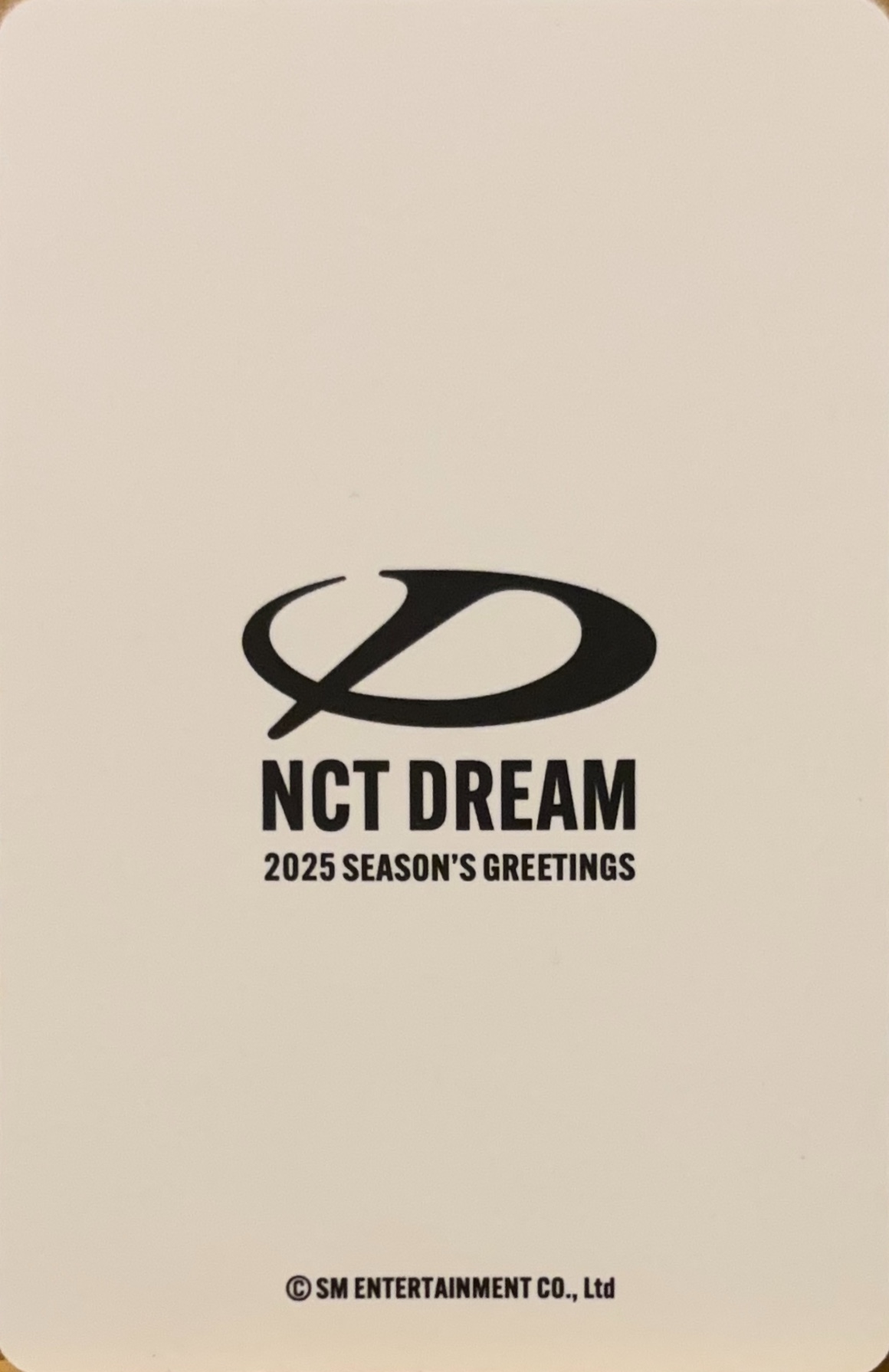 Jisung NCT DREAM photocard back side - Random Trading Card A Set