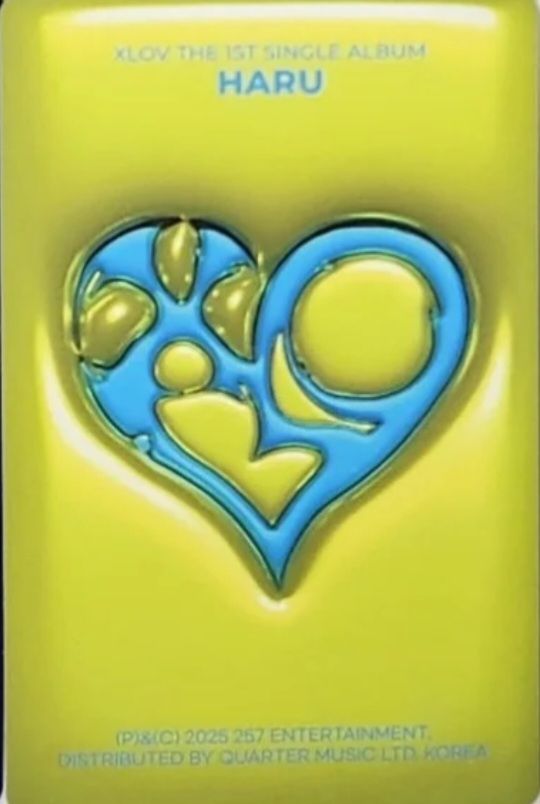 Haru XLOV photocard back side - Photocards