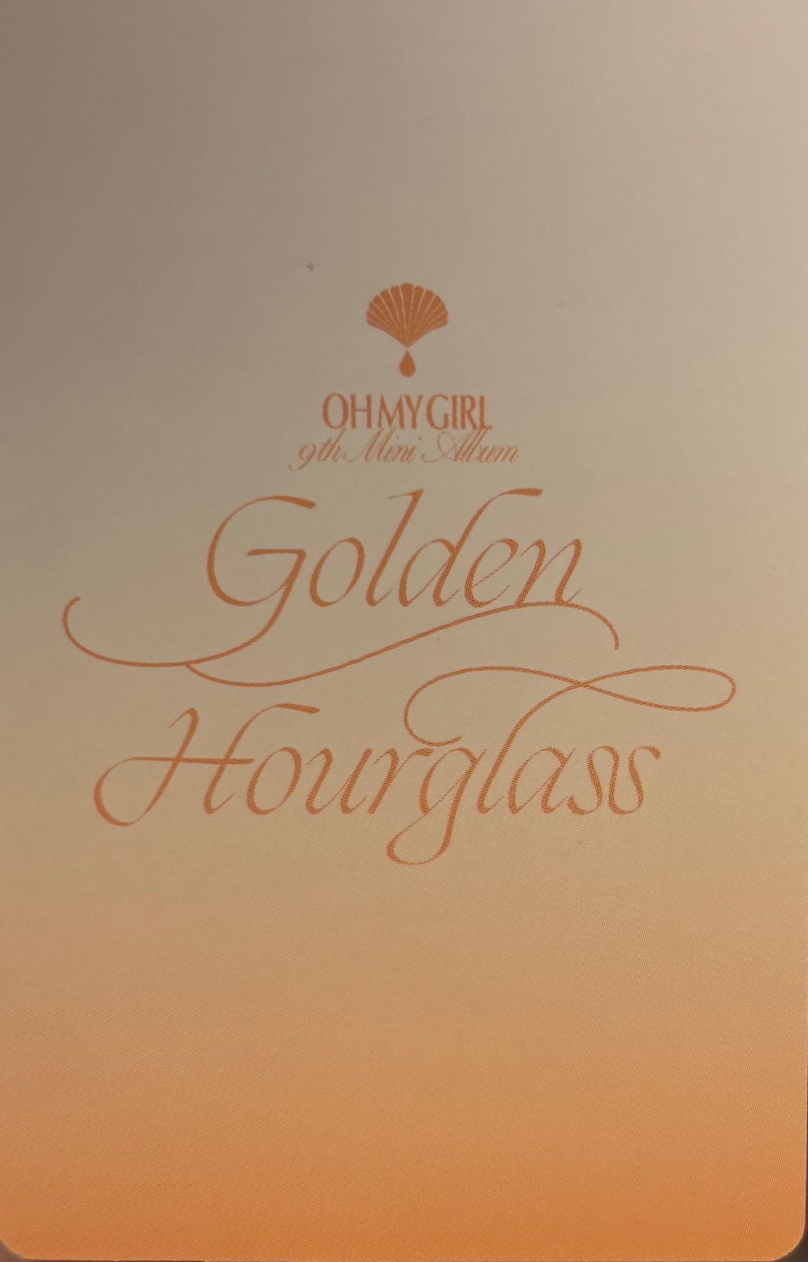 Mimi OH MY GIRL photocard back side - Random Photocard