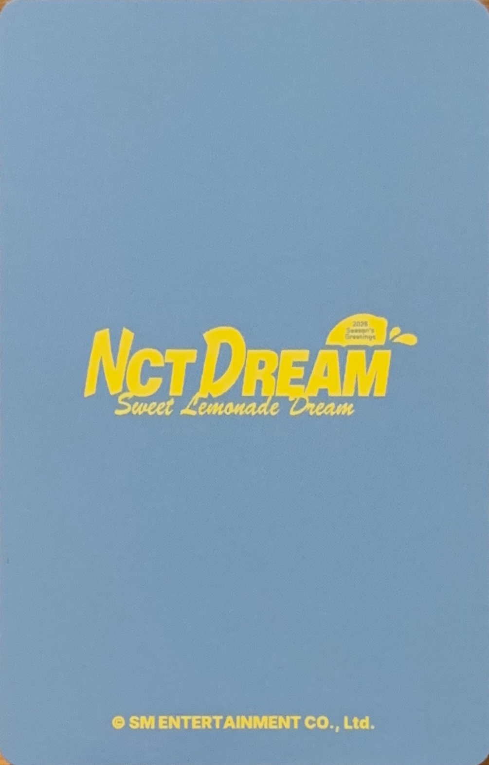 Haechan NCT DREAM photocard back side - Photocard set
