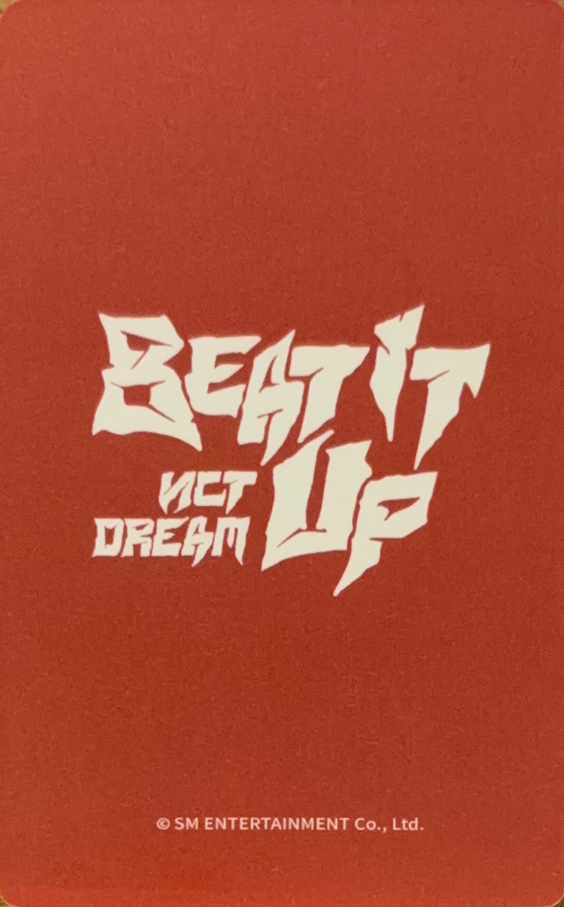 Jisung NCT DREAM photocard back side - Online