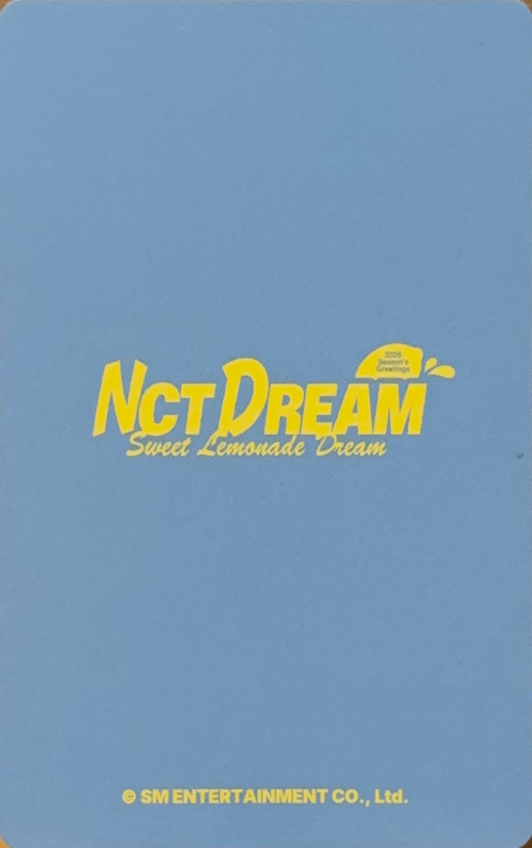Chenle NCT DREAM photocard back side - Photocard set