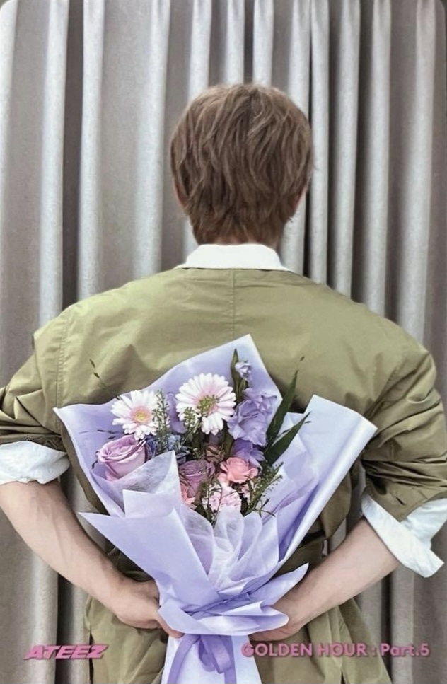 Yeosang ATEEZ photocard back side - Preorder Benefit (Digipack ver.)