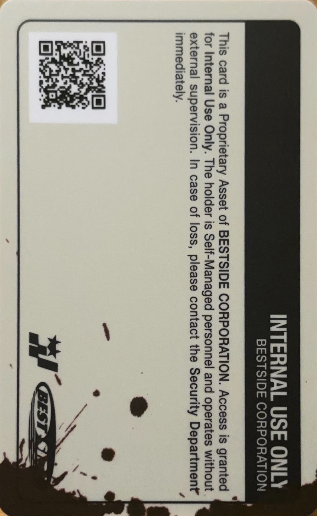 Jaemin NCT JNJM photocard back side - White ver. ID Card