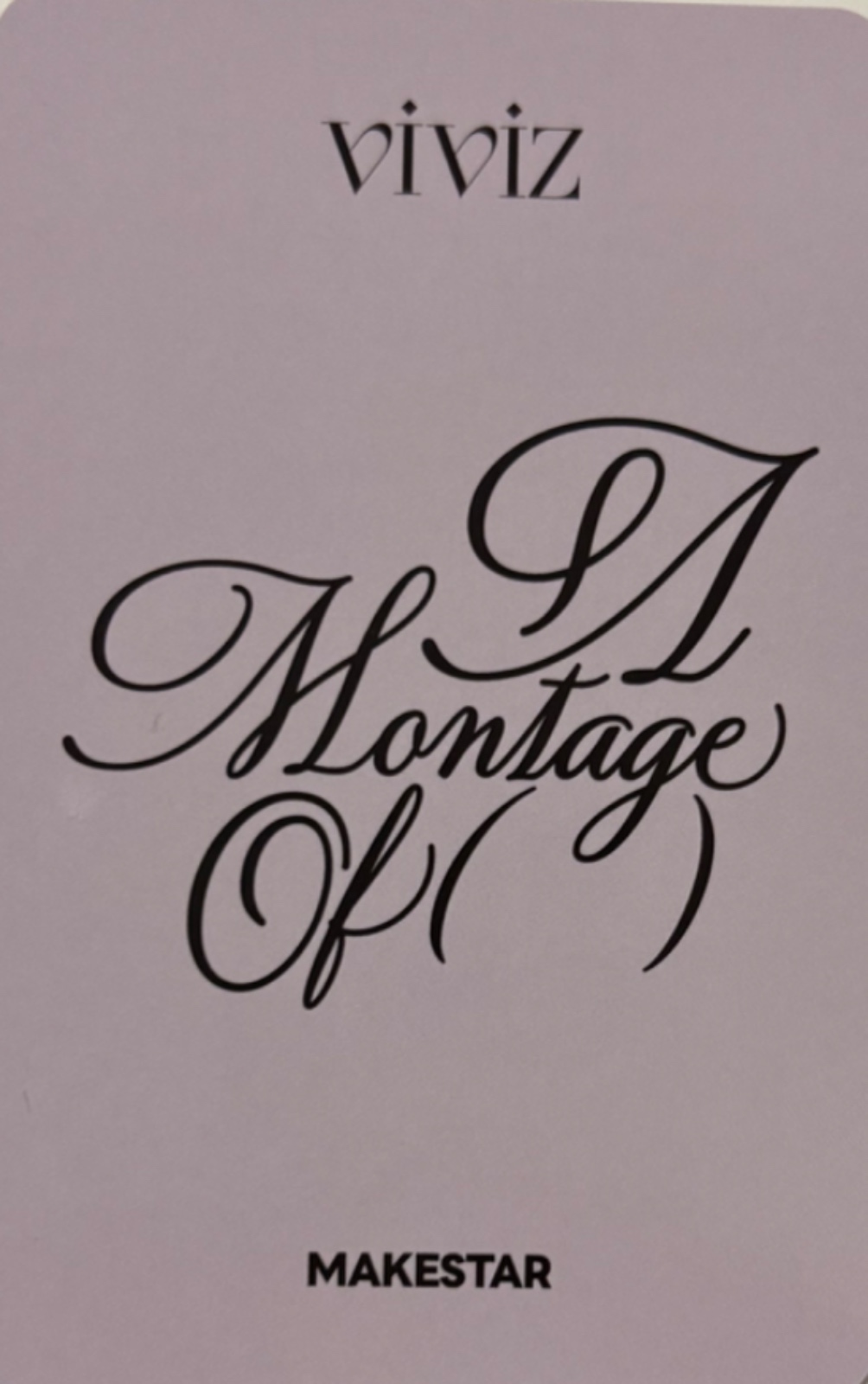 Umji VIVIZ photocard back side - Online