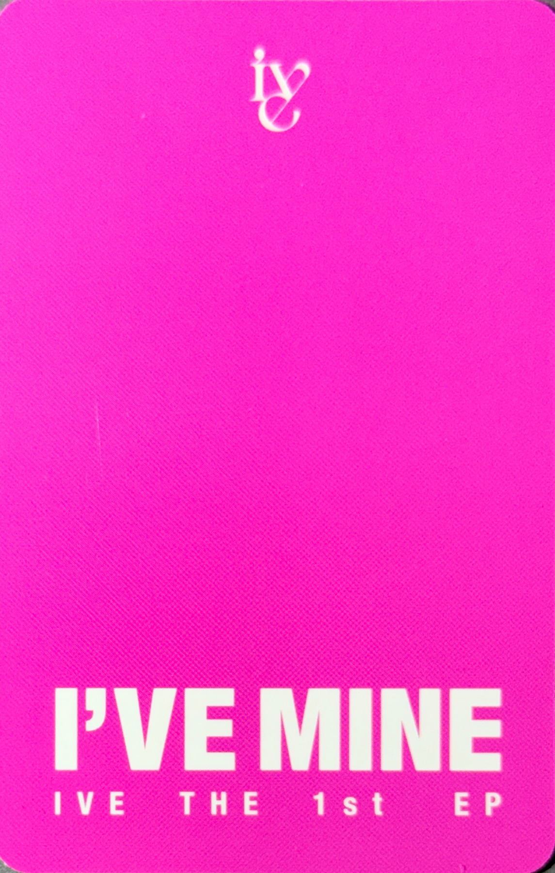 Leeseo IVE photocard back side - Preorder - Jewel Case ver.