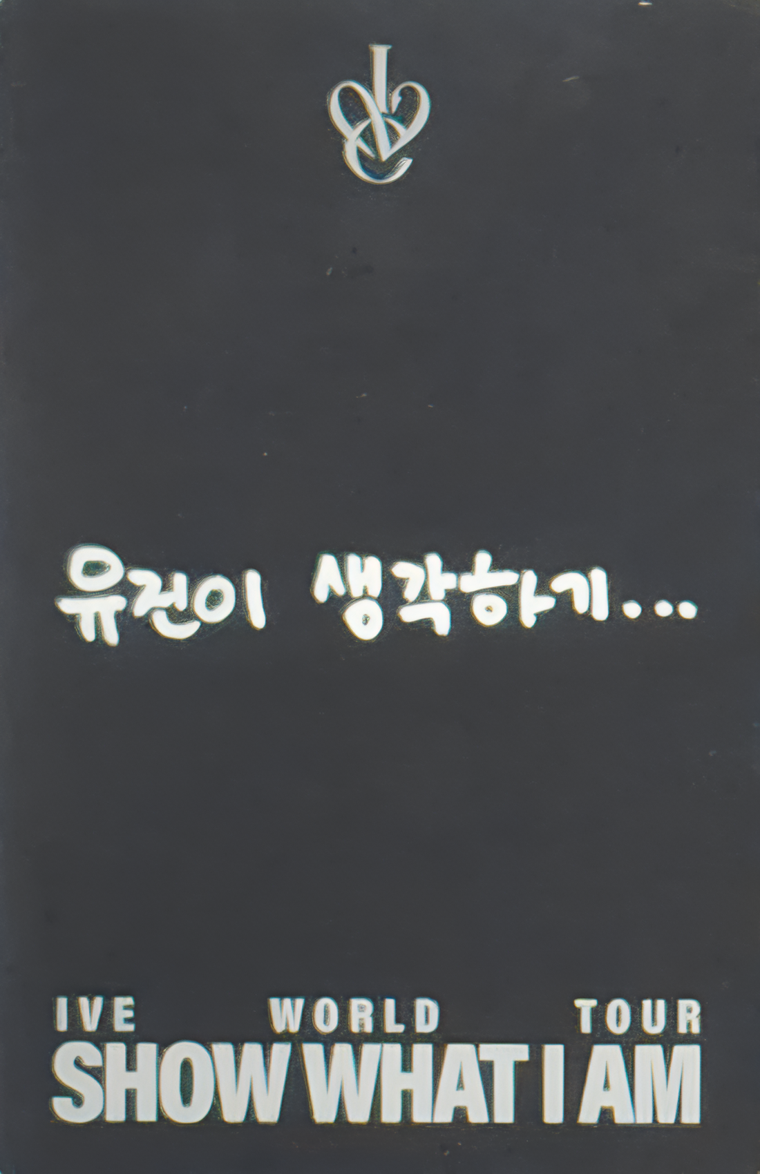 Yujin IVE photocard back side - Korea DIVE Zone - Day 2