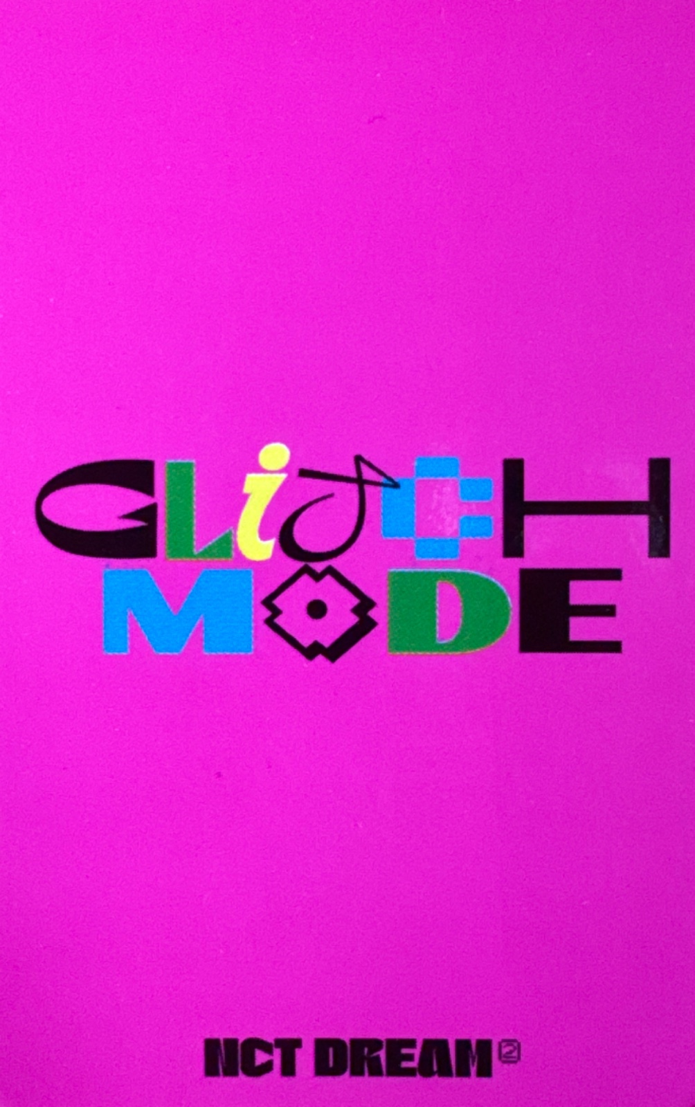 Chenle NCT DREAM photocard back side - Lenticuar Card