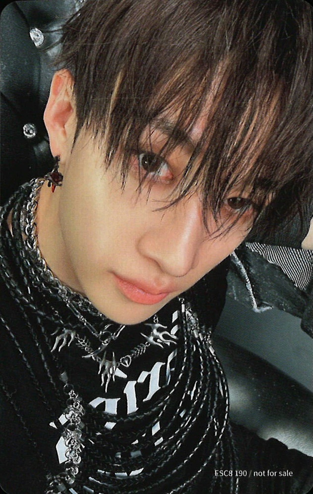 Bang Chan Stray Kids photocard back side - Photocard