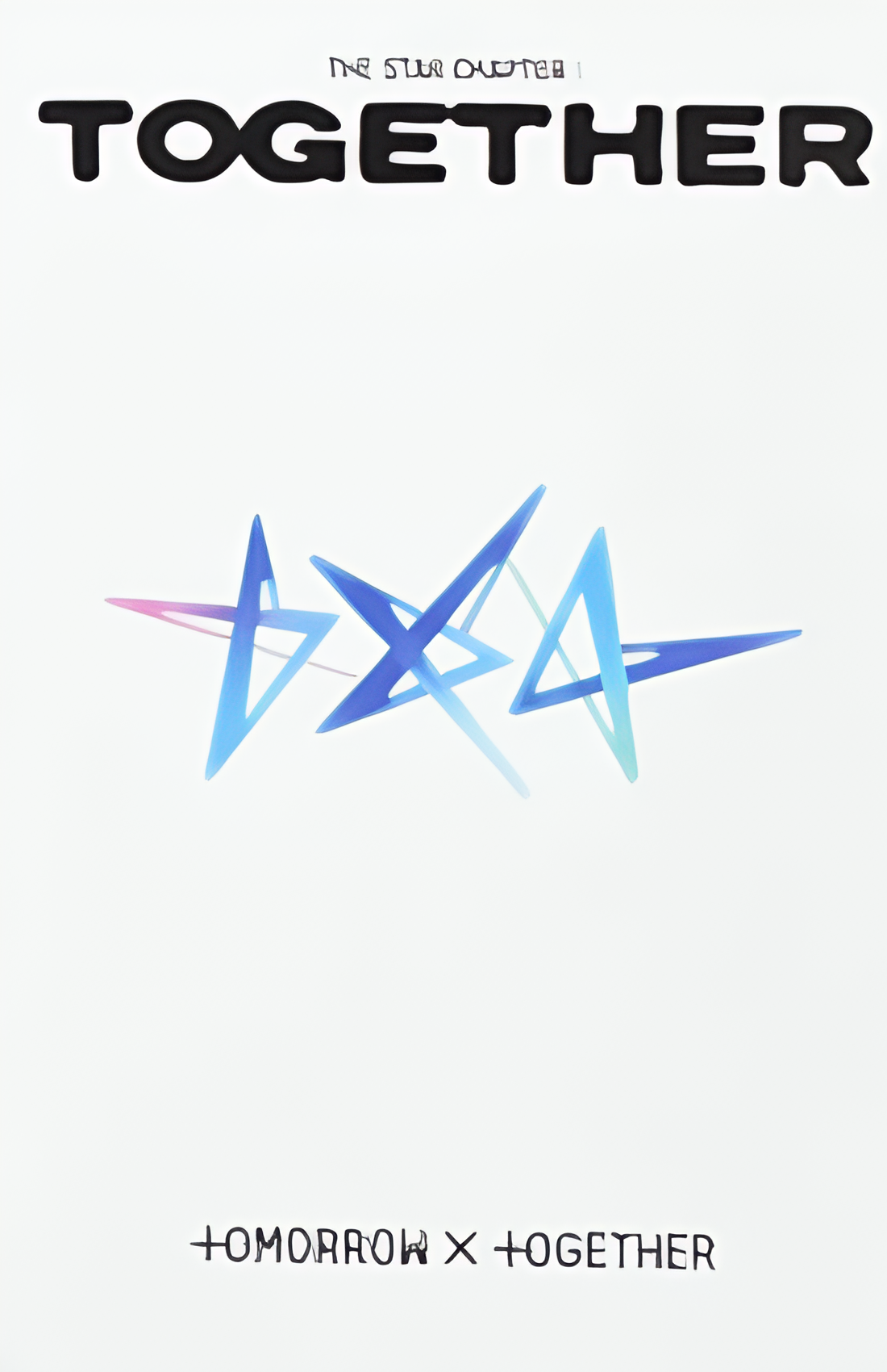 Hueningkai TXT photocard back side - Preorder