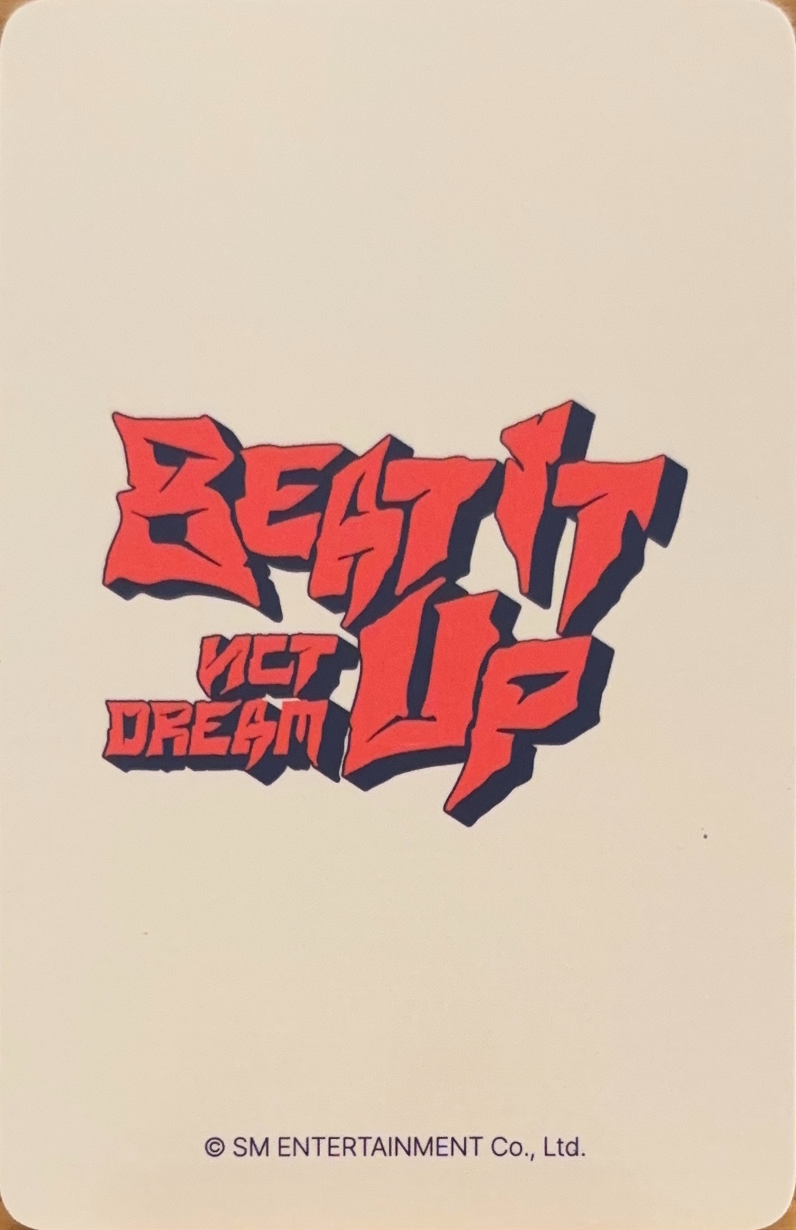 Jisung NCT DREAM photocard back side - Online