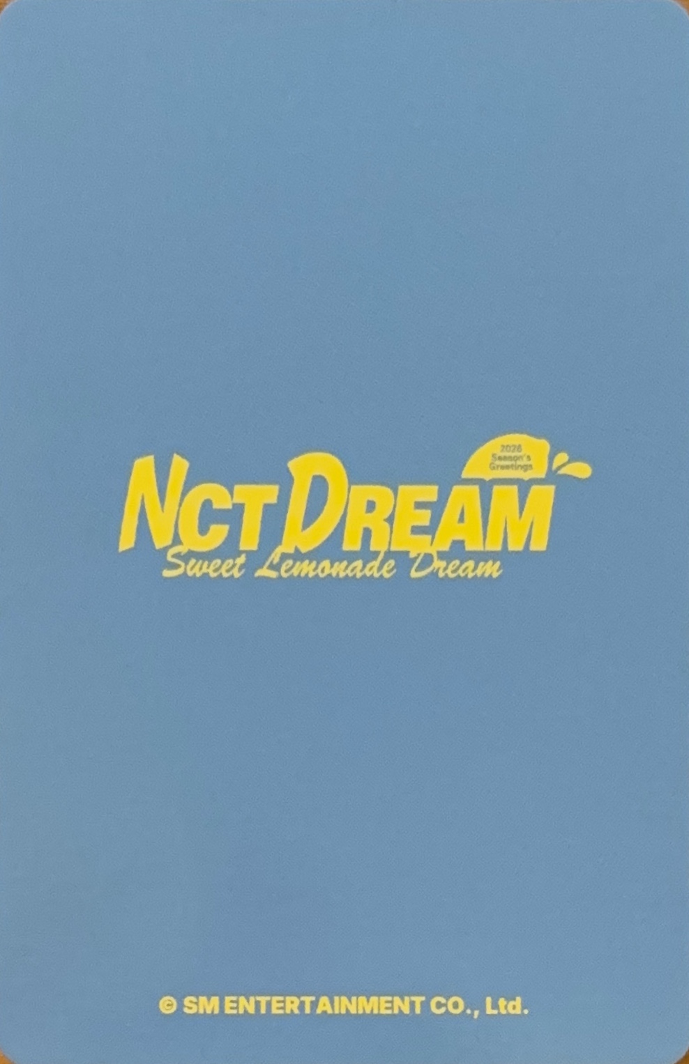 Jaemin NCT DREAM photocard back side - Photocard set