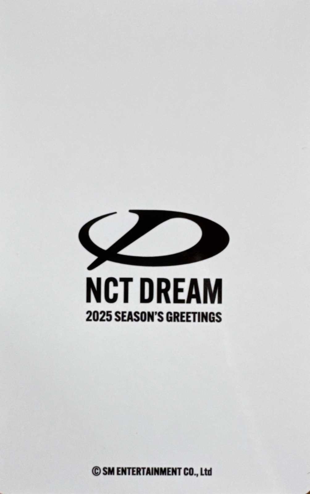 Renjun NCT DREAM photocard back side - Selfie Photocards